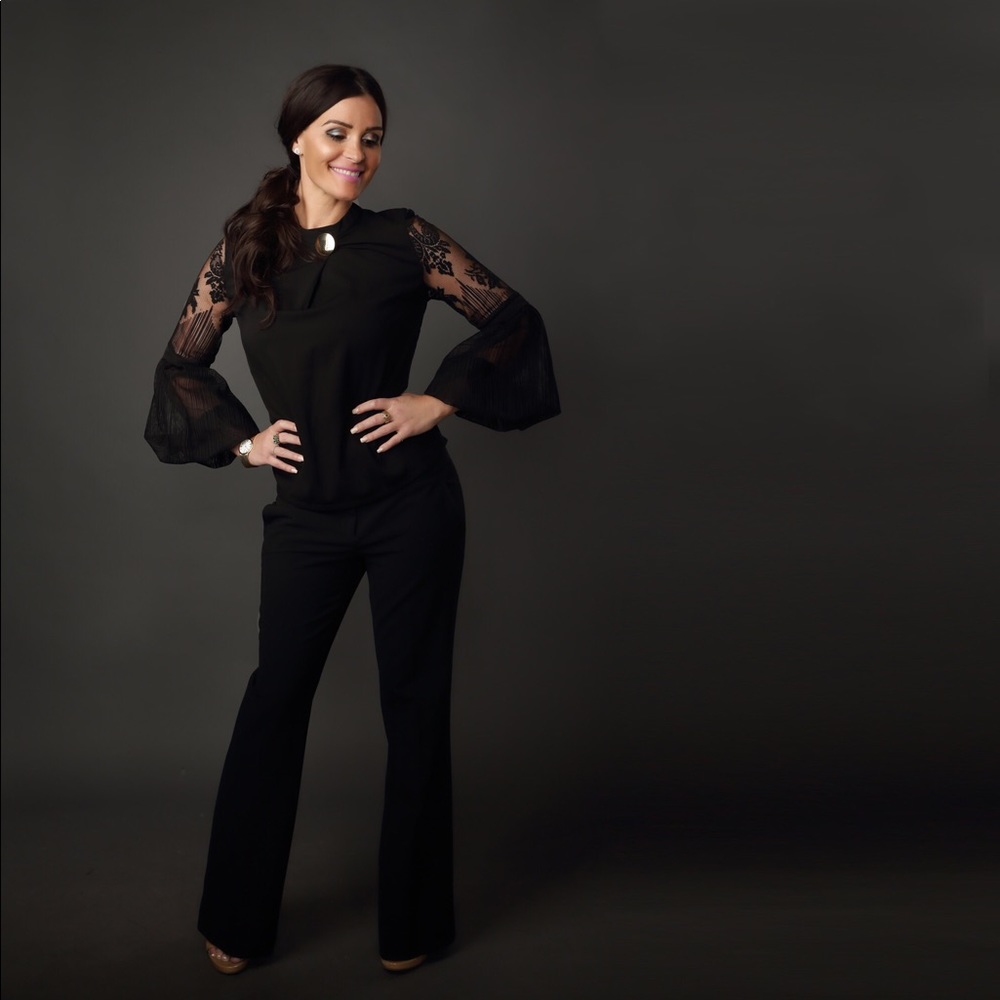NEW! Lace, Bell Sleeve Top